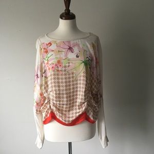 NWT TINY DOLMAN LONG SLEEVE TOP